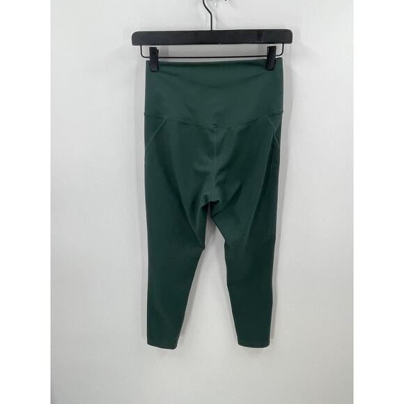 Girlfriend Collective Dark Green High Rise Leggings Size Small - Picture 7 of 8